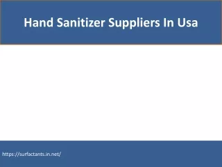 hand sanitizer suppliers in usa
