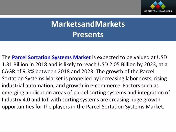 marketsandmarkets presents