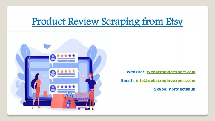 product review scraping from etsy