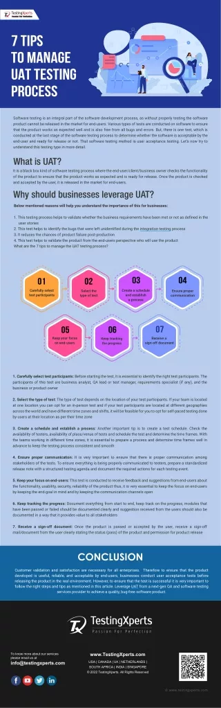 7 tips to manage uat testing process