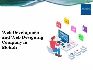 Web Development and Web Designing Company in Mohali