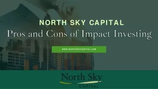 Pros and Cons of Impact Investing - North Sky Capital