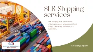 International Shipping services