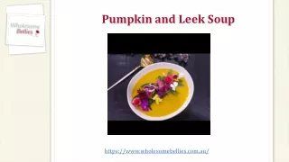 pumpkin and leek soup