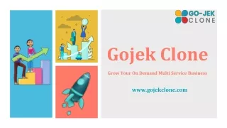 gojek clone grow your on demand multi service