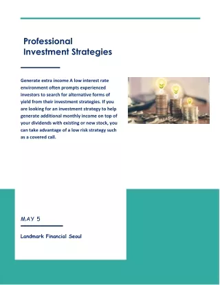 professional investment strategies