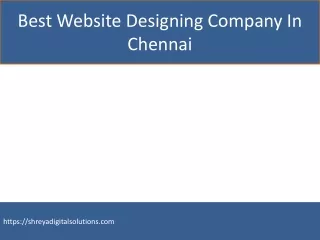 Best Website Designing Company In Chennai