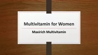 multivitamin for women