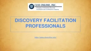 Discovery Facilitation Professional