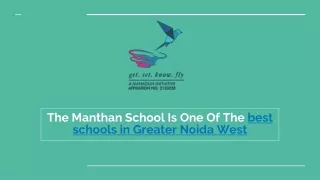 best schools in Greater Noida West