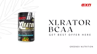 Buy GXN Xlrator BCAA Online for Muscle Repair in 2022