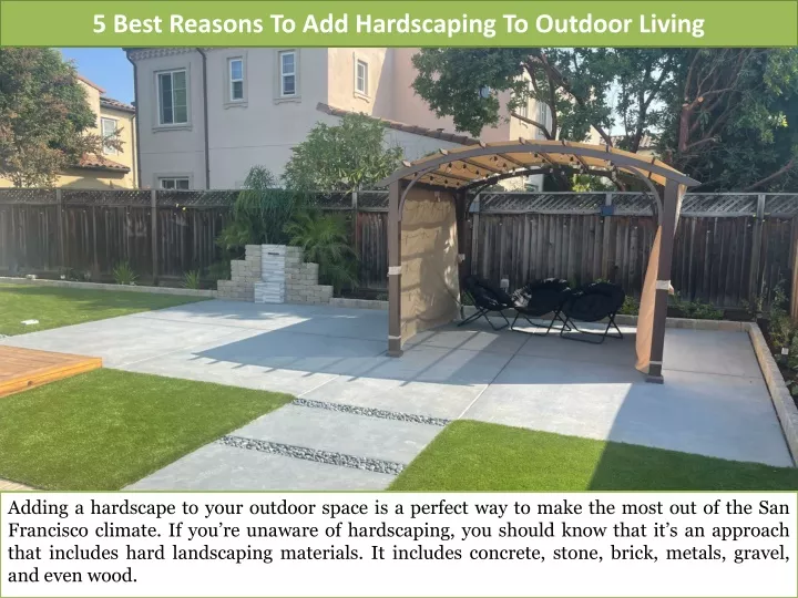 5 best reasons to add hardscaping to outdoor living