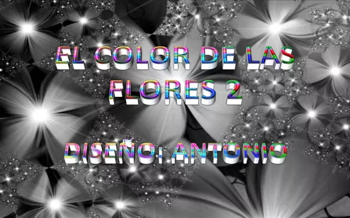 el color de las flores 2