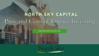 Pros and Cons of Impact Investing - North Sky Capital