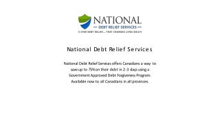 Debt Relief Programs