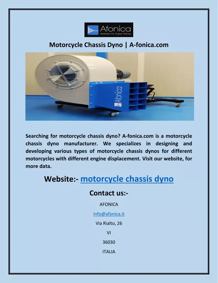 motorcycle chassis dyno a fonica com