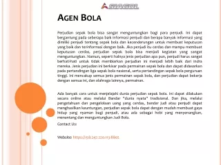 agen bola