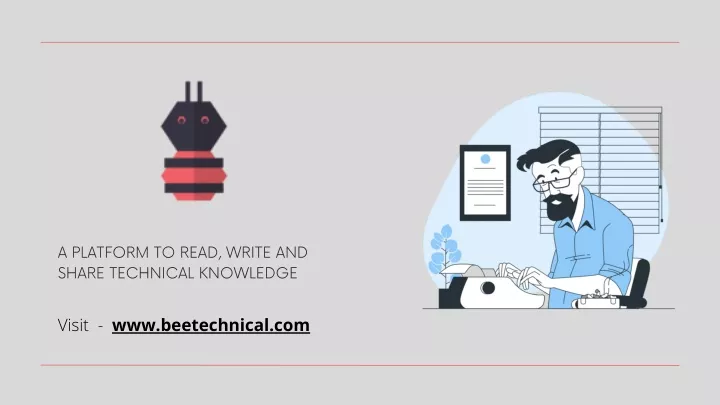 a platform to read write and share technical