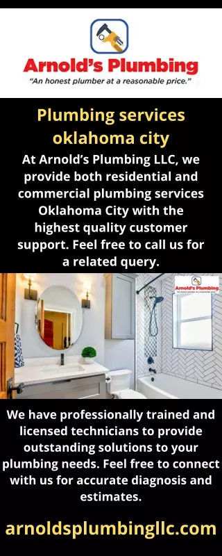plumbing services oklahoma city