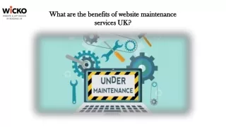 What are the benefits of website maintenance services UK