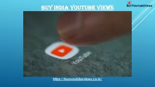 buy india youtube views