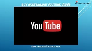 buy australian youtube views