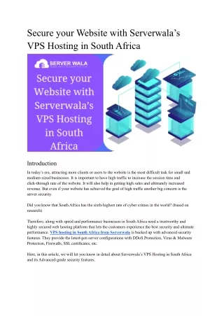 secure your website with serverwala s vps hosting