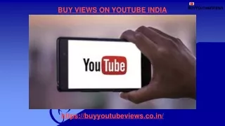 BUY VIEWS ON YOUTUBE INDIA