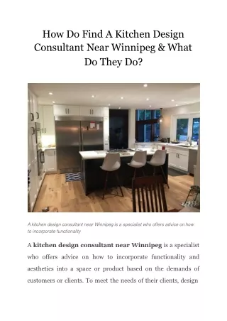 article 9 how do find a kitchen designer PDF-