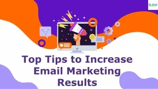 Top Tips to Increase Email Marketing Results