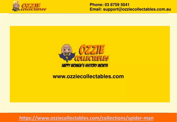 www ozziecollectables com