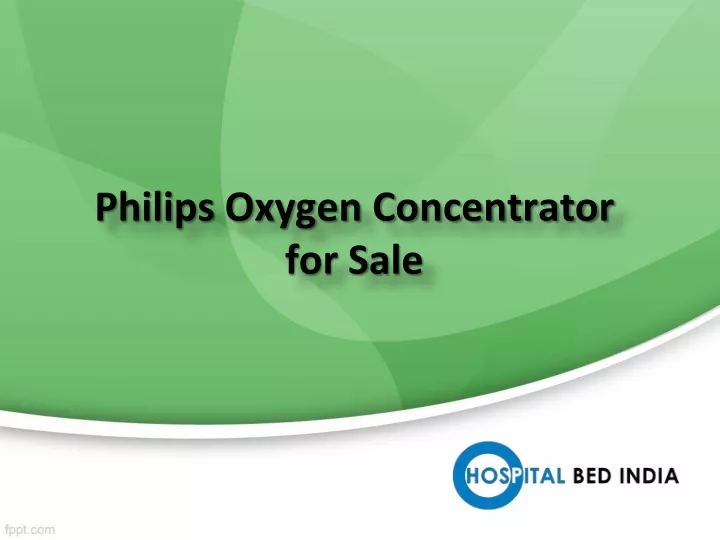 philips oxygen concentrator for sale