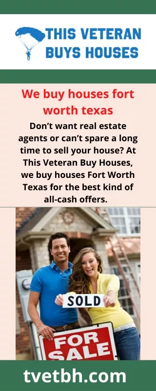 we buy houses fort worth texas