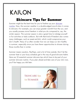 skincare tips for summer summer might be the best