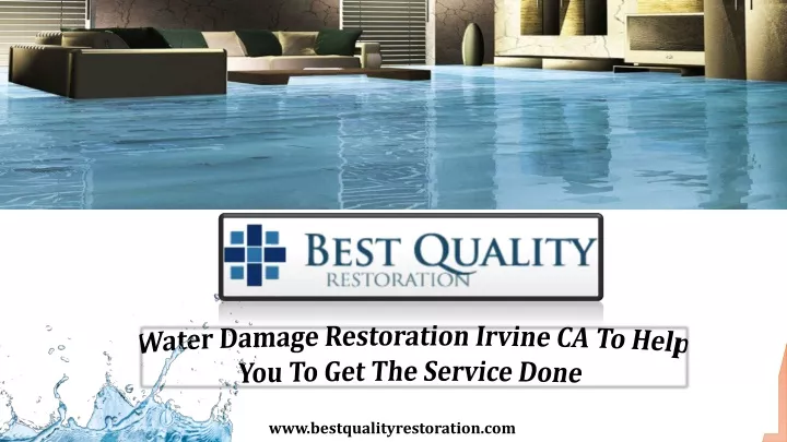 water damage restoration irvine ca to help