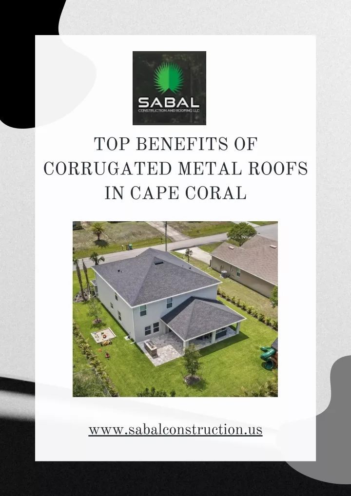 top benefits of corrugated metal roofs in cape