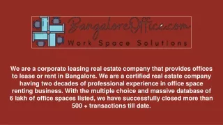 we are a corporate leasing real estate company