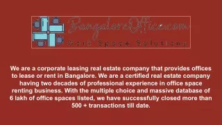 we are a corporate leasing real estate company