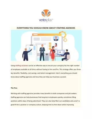 everything you should know about staffing agencies