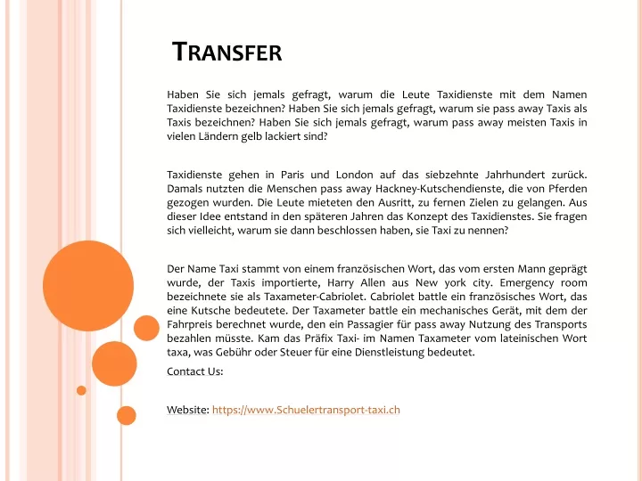 transfer