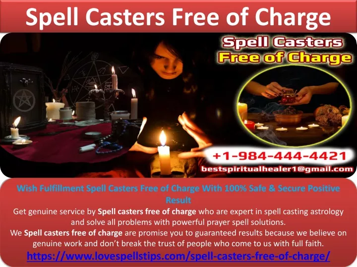 spell casters free o f charge