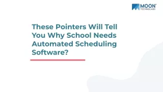 these pointers will tell you why school needs