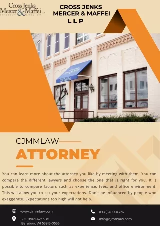 Cjmmlaw - Best Law firm in baraboo