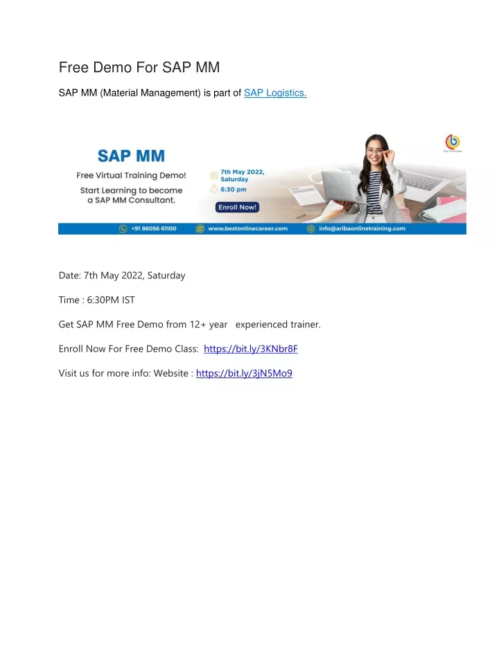 PPT - SAP-MM-Free-Demo PowerPoint Presentation, Free Download - ID:11319680