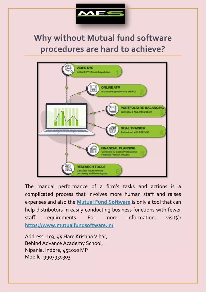 why without mutual fund software procedures