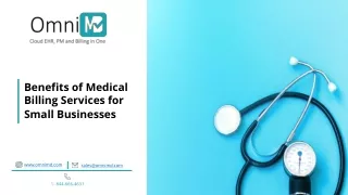 Benefits of Medical Billing Services for Small Businesses