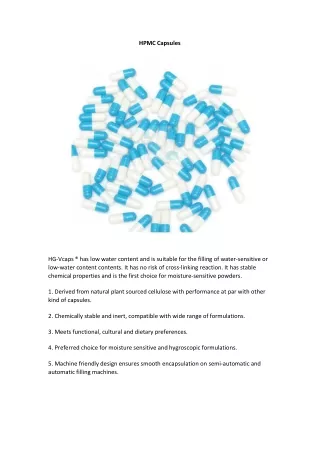 hpmc capsules