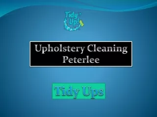 upholstery cleaning peterlee