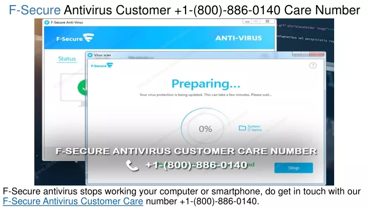 f secure antivirus customer 1 800 886 0140 care number