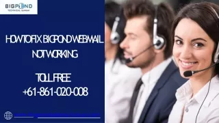 How to fix bigpond webmail not working (08) 6102 0008